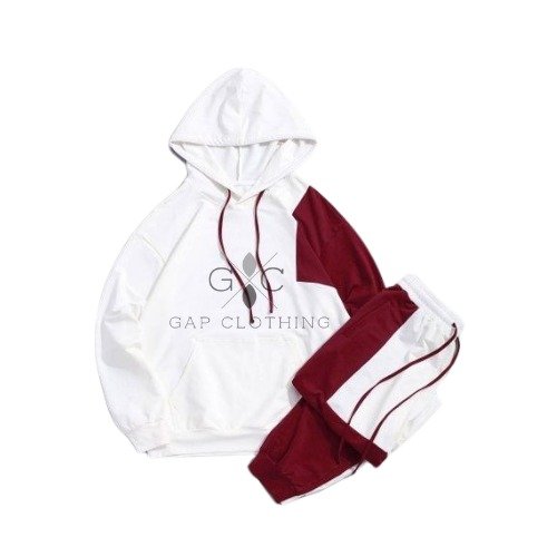 GAP CLOTHING Unisex Two-Tone Hoodie and Joggers Set