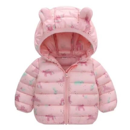 “Cozy Critter Toddler Puffer Jacket with Hood”