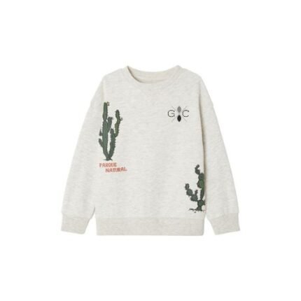 Neutral Cactus Graphic Sweatshirt